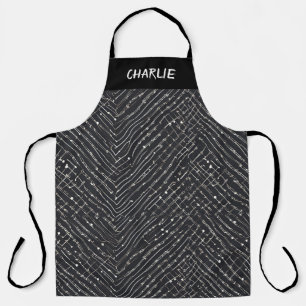 Tablier Motif personnalisé abstrait moderne et élégant