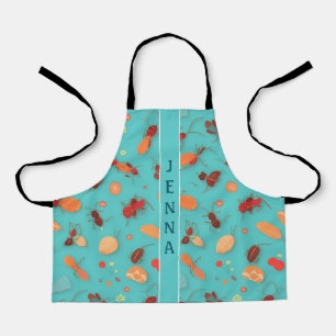 Tablier Motif personnalisé coloré Ant Pastel