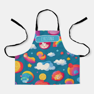 Tablier Motif personnalisé couleur bébé