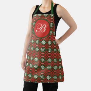 Tablier Motif personnalisé de Noël/hiver vintage