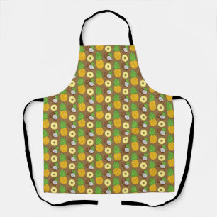 Tablier motif "Pineapple Coconut Bliss"