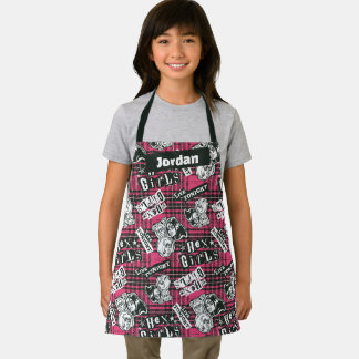 Tablier Motif Plaid Des Filles Hex