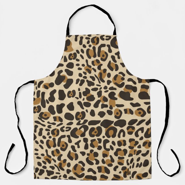 Tablier Motif Poster de animal Leopard Jaguar (Recto)