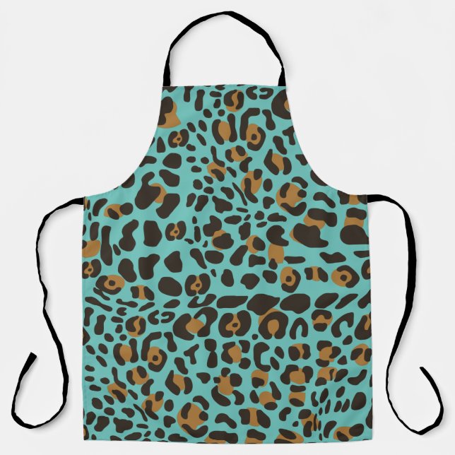 Tablier Motif Poster de animal Leopard Jaguar (Recto)