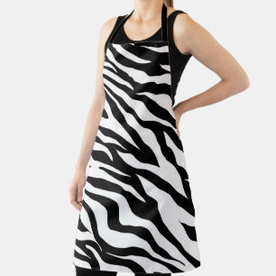 Tablier Motif Poster de animal Zebra