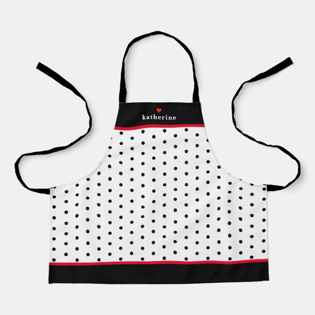 Tablier Motif pour enfants Chef Fun Dot (Recto)