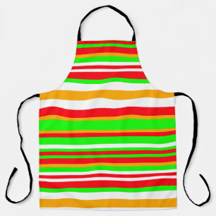 Tablier Motif rayé festif de vacances joyeuses