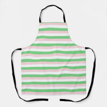 Motif rayé horizontal vert rose