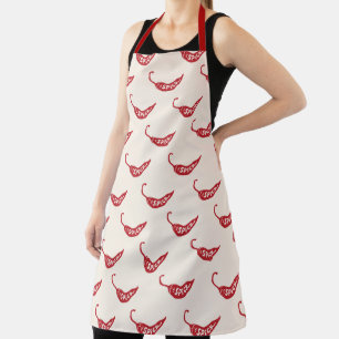 Tablier Motif Red Chili Peppers