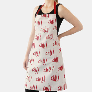 Tablier Motif Red Chili Peppers