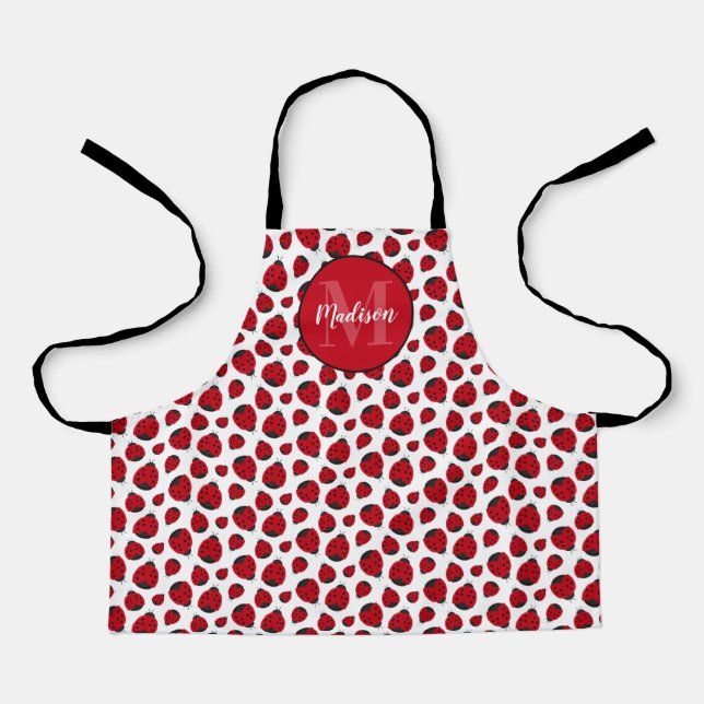 Tablier Motif Red Ladybug personnalisé (Recto)