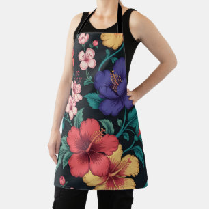 Tablier Motif répétitif de fleurs sauvages