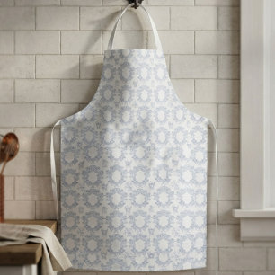 Tablier Motif répétitif de toile bleue victorienne