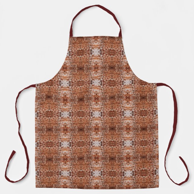 Tablier Motif répétitif en techniques mixtes de coupe tran (Recto)