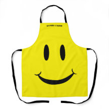 Motif rétro Yellow Happy Face souriant