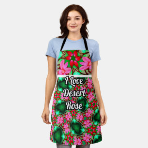 Tablier Motif Rose du désert