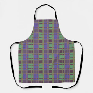 Tablier motif "Rustic Plaid Elegance"