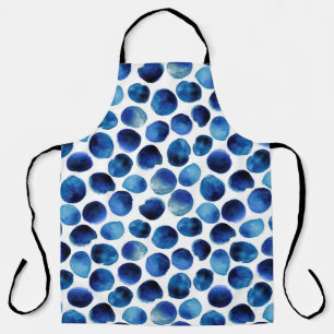 Tablier Motif sans couture avec bande d'aquarelle dessinée