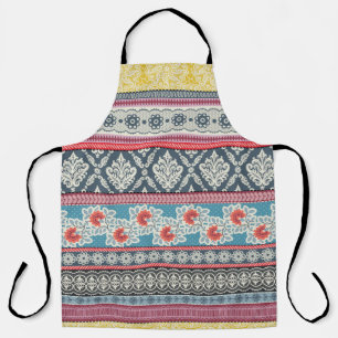 Tablier Motif sans couture avec carreaux en patchwork.