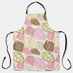 Tablier Motif sans couture avec feuilles d'automne