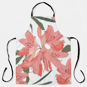 Tablier Motif sans couture avec fleur d'Oleander. Compe fl