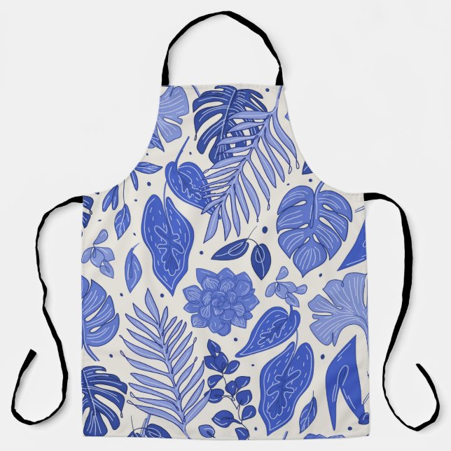 Tablier Motif sans couture avec fleurs (Recto)