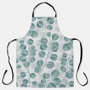 Tablier Motif sans couture botanique avec graphique vintag