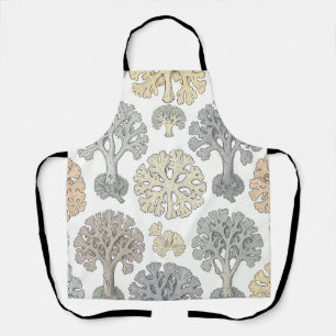 Tablier Motif sans couture de corail d'arbre abstrait past