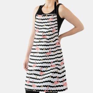 Tablier Motif sans couture de flamant rose mignon