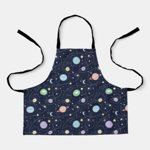 Tablier Motif sans couture de planètes du système solaire