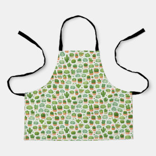 Tablier Motif sans couture de plante succulente mignonne