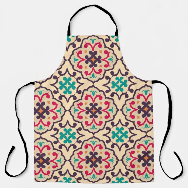 Tablier Motif sans couture de RETRO. (Recto)