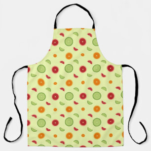 Tablier Motif sans couture de tranche d'orange