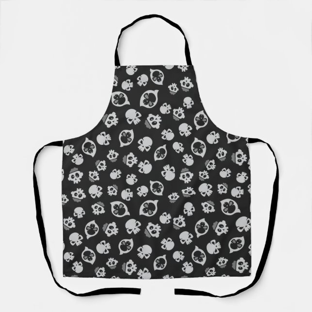 Tablier Motif sans couture effrayant D (Style : 3) (Recto)