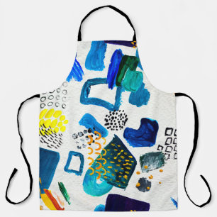 Tablier Motif sans couture fait par des coups de peinture