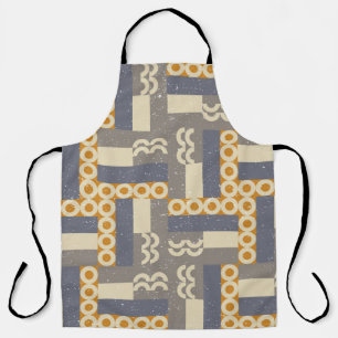 Tablier Motif sans couture géométrique de style rétro. 