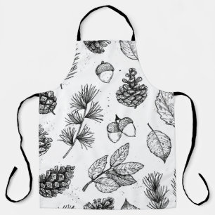 Tablier Motif sans couture. Illustrations vintages dessiné