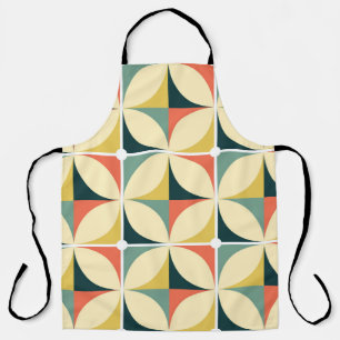 Tablier Motif sans couture rétro des années 60 et 70, vint