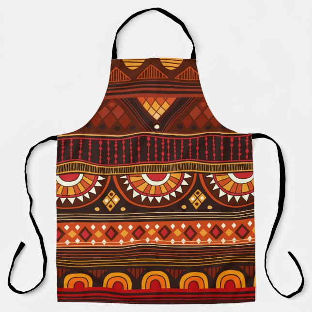 Tablier Motif sans couture tribale.  (Recto)