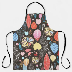 Tablier Motif sans soudure à l'automne avec des feuilles c