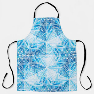 Tablier Motif sans soudure Abstrait de flocons de neige ét