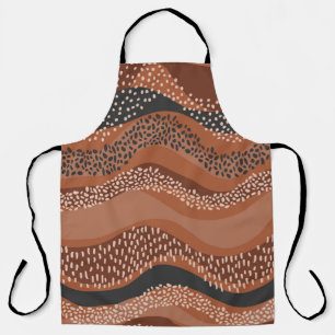 Tablier Motif sans soudure dans le style géo naturel. Hori