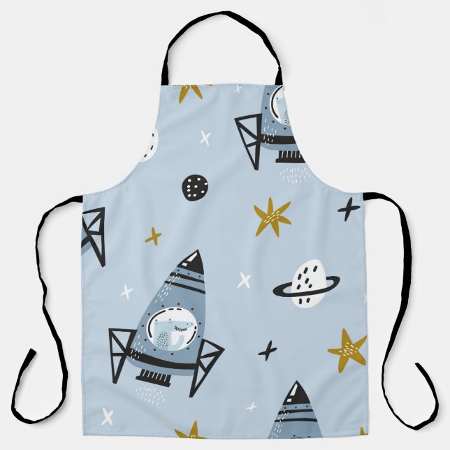 Tablier Motif sans soudure enfant avec espace dessiné à la (Recto)