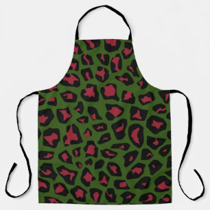 Tablier Motif sans voile Leopard