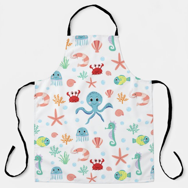 Tablier Motif Sea World (Recto)
