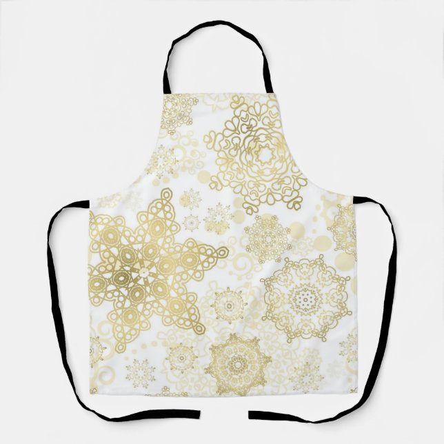 Tablier Motif Snowflake (Recto)