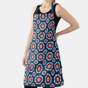 Tablier Motif Suzani aux ornements audacieux
