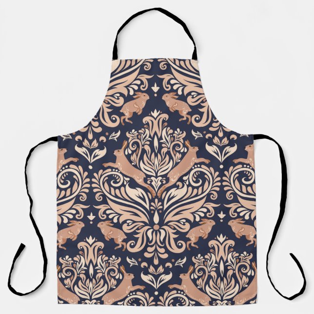 Tablier Motif symétrique sans couture dans le style Damask (Recto)