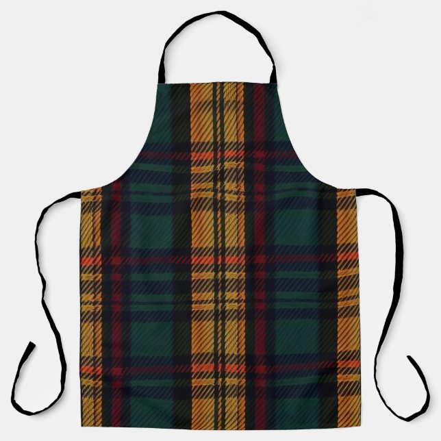Tablier Motif Tartan Intemporel  (Recto)