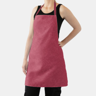 Tablier Motif tourbillonnant rose profond texturé